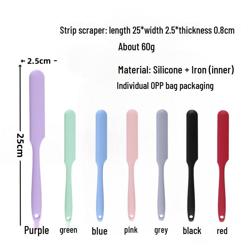 All-in-One Silicone Baking Spatula & Leveling Knife Set