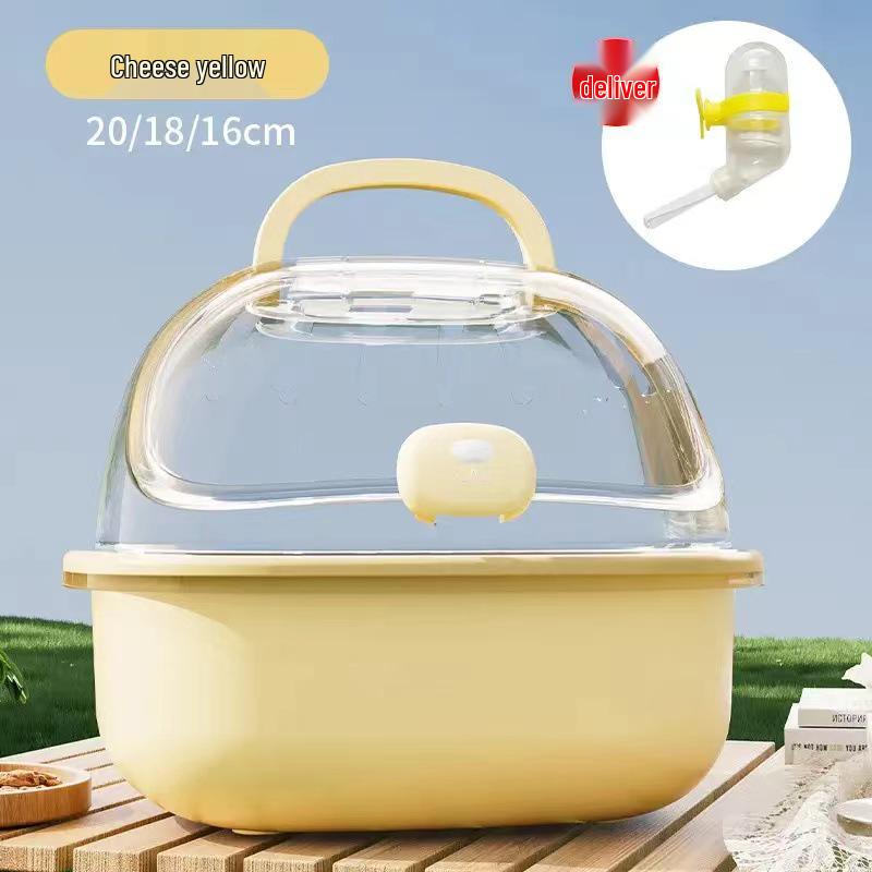 Portable Outdoor Small Animal Carrier for Hamsters, Mice, and Sugar Gliders with Large Space