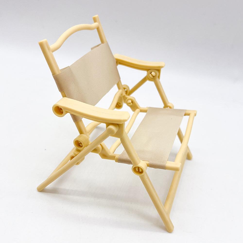 5 Colors Outdoor Camping Leisure Chair 10.3*11*13cm Furniture Model For 1/6 Dolls