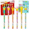 Nintendo Pokémon Gelstift-Set - 6 Stück Pikachu Schreibgerät Geschenk Kinder Plus Aufkleber Anderes Party-Souvenir Niedliche Kunst Handwerk Schreibwaren Schulbedarf