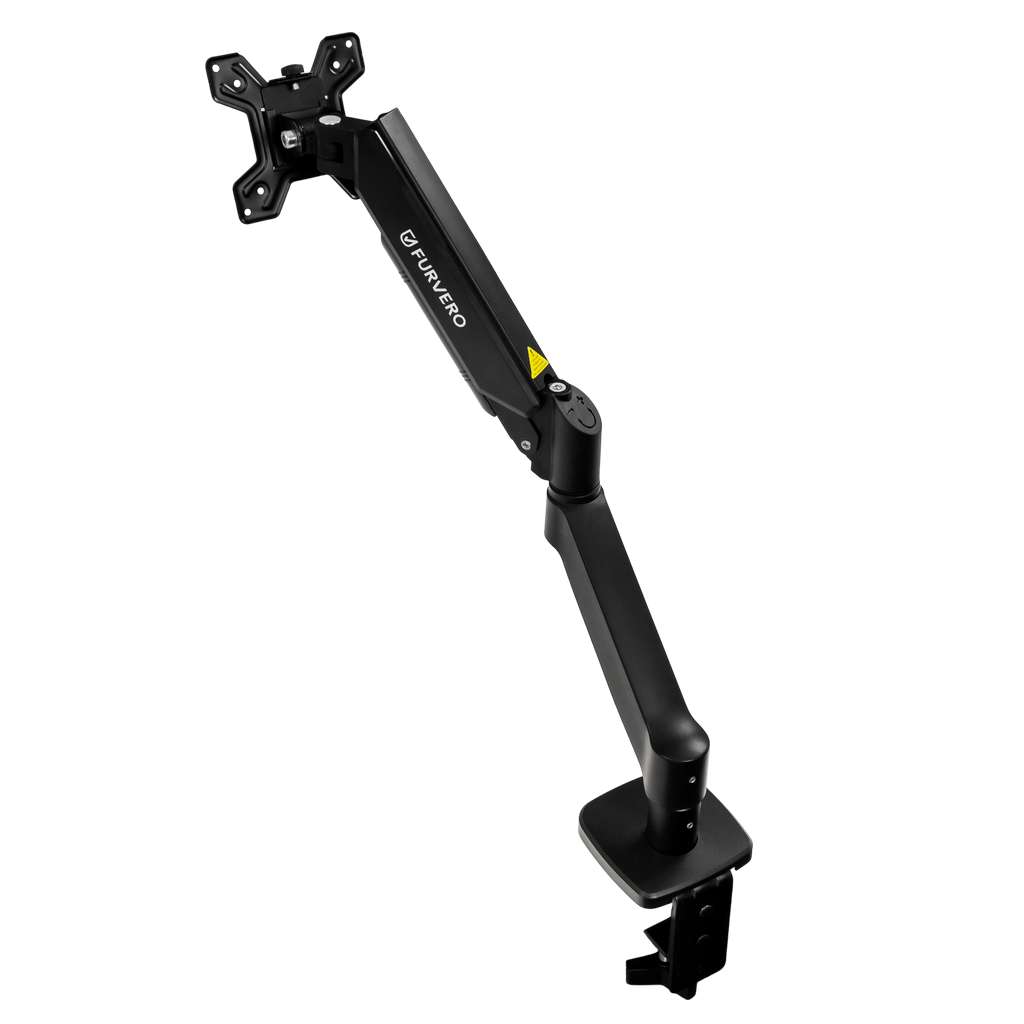 FURVERO HK001 bildskärmsfäste 1 x arm, gasfjäder, svart N