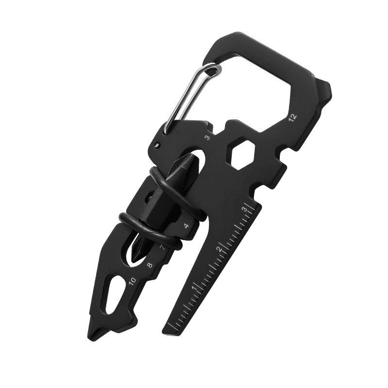 Outdoor Mountaineering Stainless Steel Tools Bottle Openers Key Clasps Multifunctional Card Tools Camping Hiking Accessories
