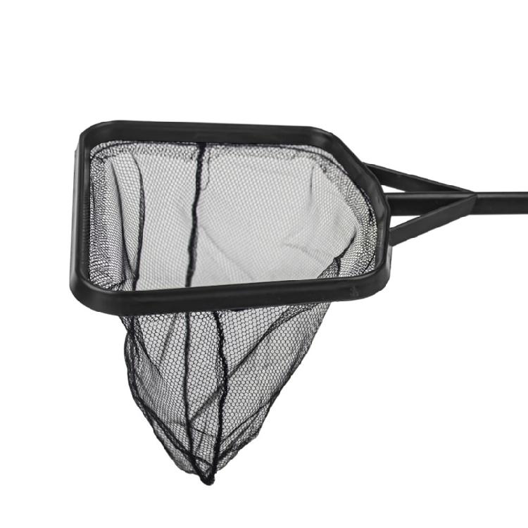 Portable Square Fishing Net with Long Handle Fish Tanks Aquariums Landing Net