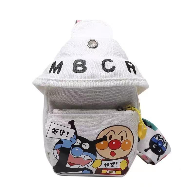 Canvas Bag Cute Cartoon Backpack Children's Outdoor Travel Bag Fashion Women's Bag Shoulder Crossbody