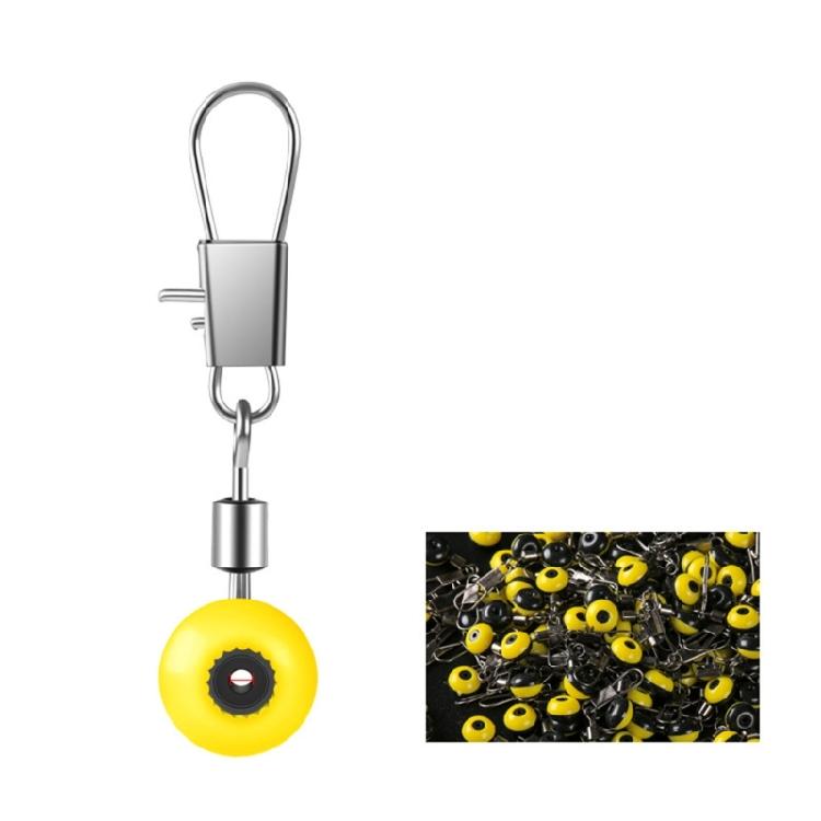 100Pcs Fishing Line Sinkers Slides Fishing Line Hook Swivels Shank Clip Connector Rolling Swivels Supply Fishing Tackle