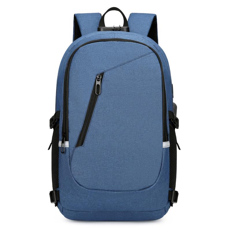 Men's Large Capacity Waterproof Oxford Backpack for College & Travel