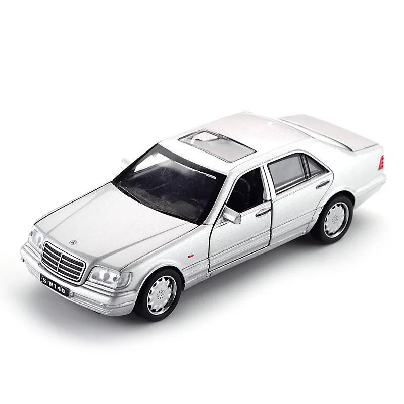 1/32 S-W140 Alloy Model Car Children's Toys With Sound Light Pull-back Function High Simulation Alloy Vehicle Model For Boy Gift
