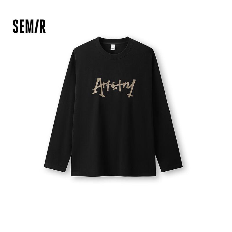 Semir Men's Hand-painted Letter Long Sleeve T-shirt