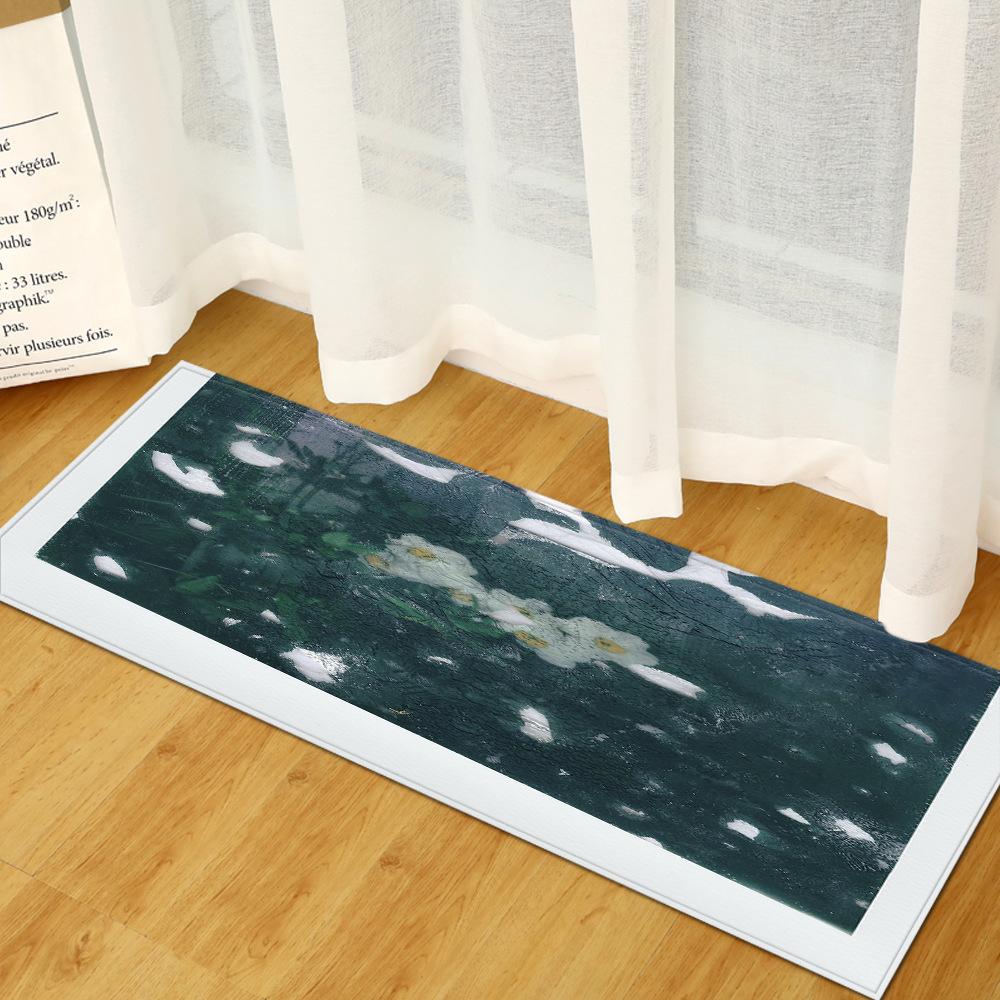 Textured Sand Wardrobe Shoe Cabinet Long Floor Mat