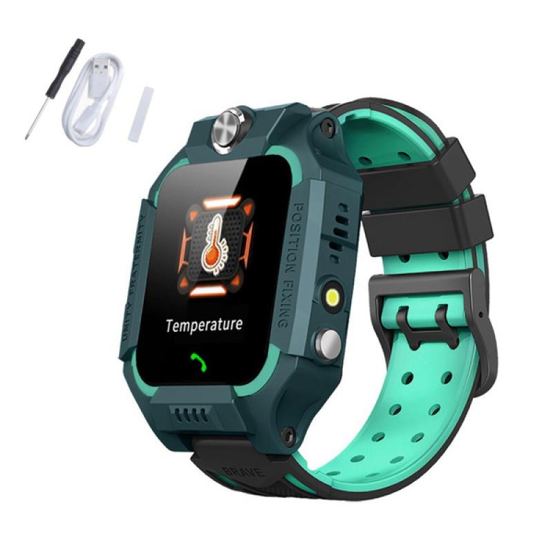 Children Smart Watch Temperature Measurement Anti-lost LBS Tracker For SOS Call Silicone Smartwatch Waterproof