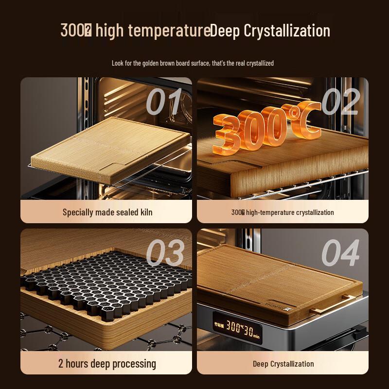Suncha Crystallized Bamboo Antibacterial Cutting Board