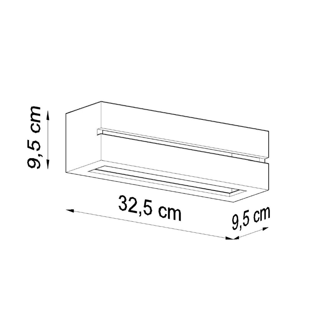Kinkiet Vega 1 E27 Biały Sollux Sl.0231