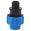 Schwarze Wasserrohrfittings Hochwertiger Außengewinde-Adapter