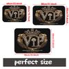 VIP Gold Crown Diamonds Floor Mat - Creative Luxury Style Area Rug - Indoor Home Decor Bedroom Living Room Entryway Carpet Rug