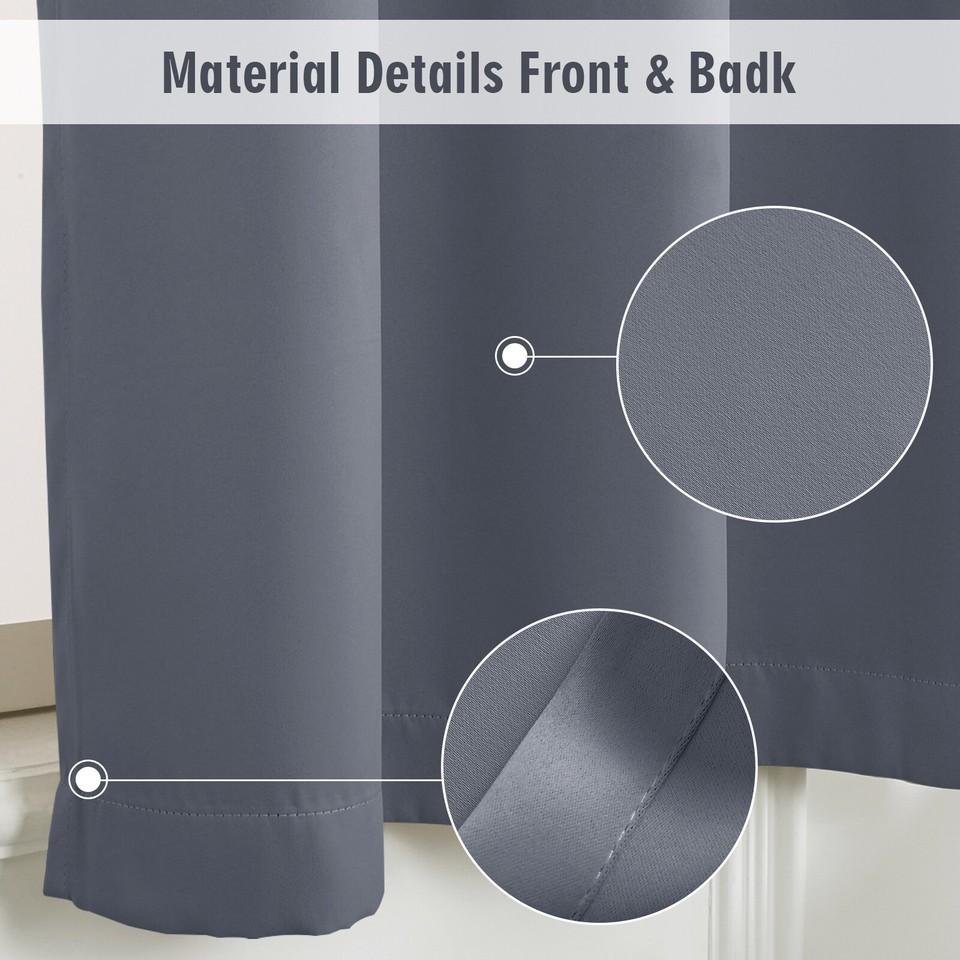 Indoor blackout curtains thermal insulated curtains for living room bedroom