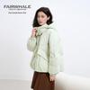 MARK FAIRWHALE Women's 2025 Hooded Short Puffer Down Jacket