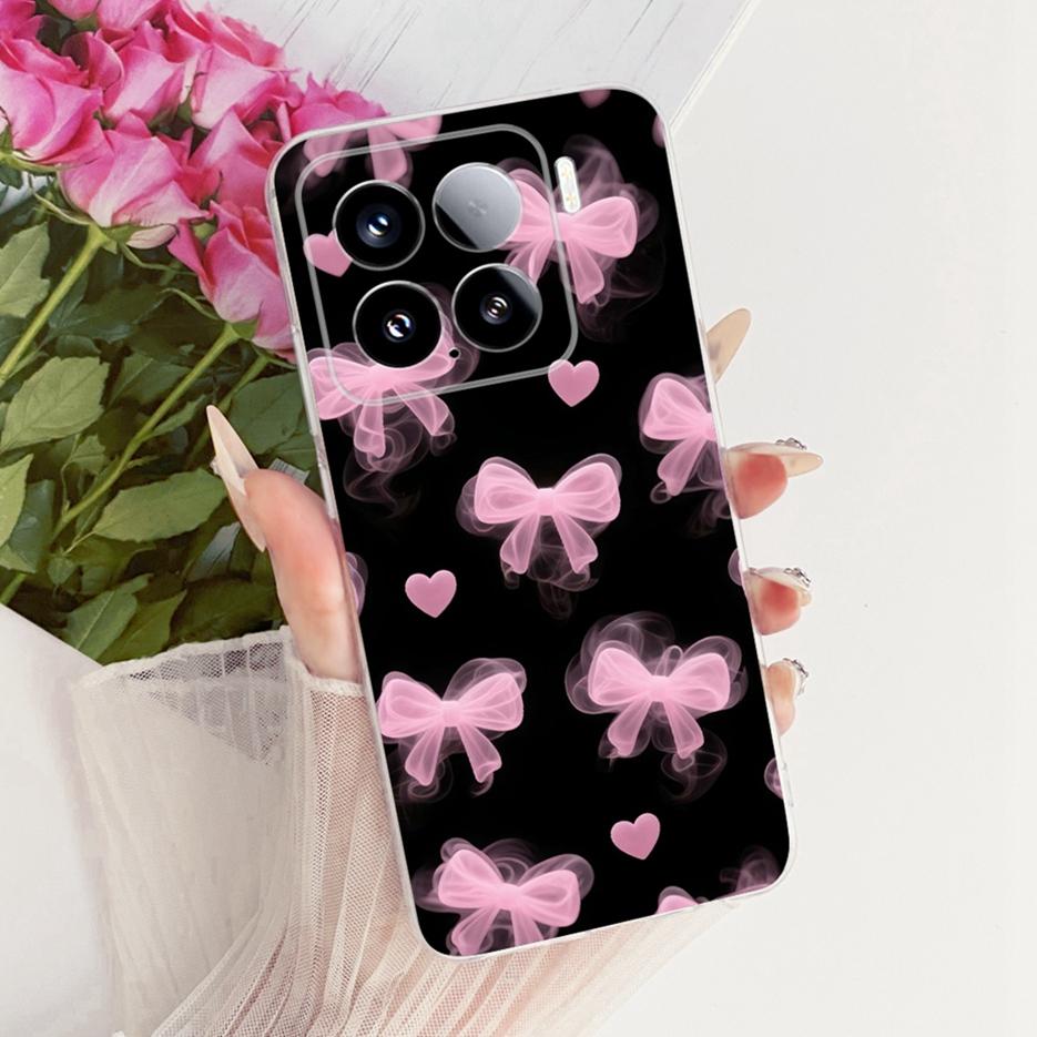 For Xiaomi Mi 15 Pro 5G Case Luxury Butterfly Painted Cover Soft Silicone Phone Case For Xiaomi 15 Pro Mi15 Pro 5G Fundas Bumper