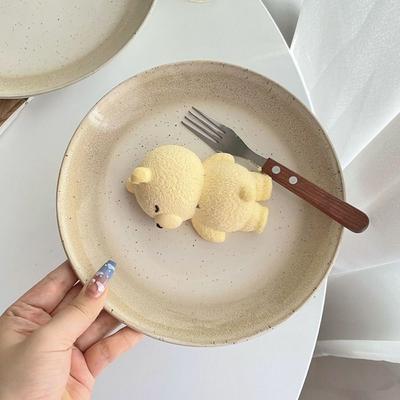 Dessert Tool Cake Mold Sleeping Bear Mold Food Grade Mousse Pudding Mold Baking Tool Silicone Candle Mould DIY