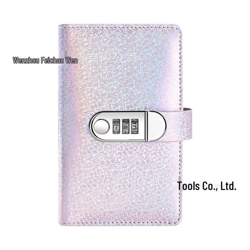 A6 Crystal Clear Savings Book with Password Money Clip, Large Capacity, 2026 New Model.