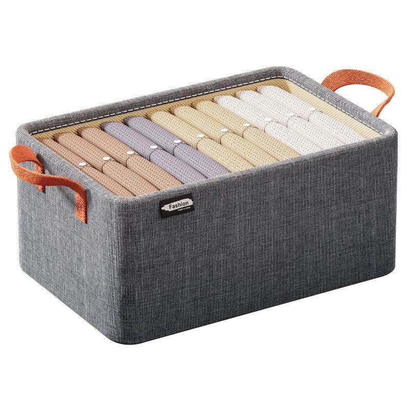 Steel Frame Clothes Organizer Box for Wardrobe & Dormitory