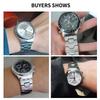 For Swatch 17/19.5/20/23mm YGS YAS Solid Stainless steel Folding buckle Watchband Watch Strap Bracelet Big size Man Woman Watch Accessories