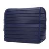 Makeup Bag Travel Cosmetic Organizer Large Capacity Toiletry Bag with 180 Degree Opening Navy Blue Striped