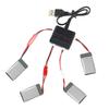 Încărcător USB Lipo 4 în 1 de 3,7 V pentru E010 H31 X4 Syma X5Sw X5C X5Hw Barcă RC Mașină Dronă Elicopter Piese Accesorii