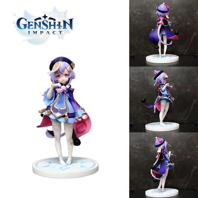 Impact Qiqi Genshin Standing Figure Collectible Model Ornament Kids Gift Xmas