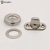 5/10/20 Sets Screw Base Snaps Turn Button Boat Cover Enclosure Eyelet Canvas Snap Fastener Silver