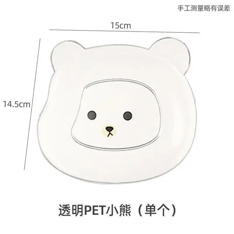 1 Pcs Lovely Bear Food Storage Tray Dried Fruit Snack Plate Appetizer Serving Platter for Party Candy Pastry Nuts Dish