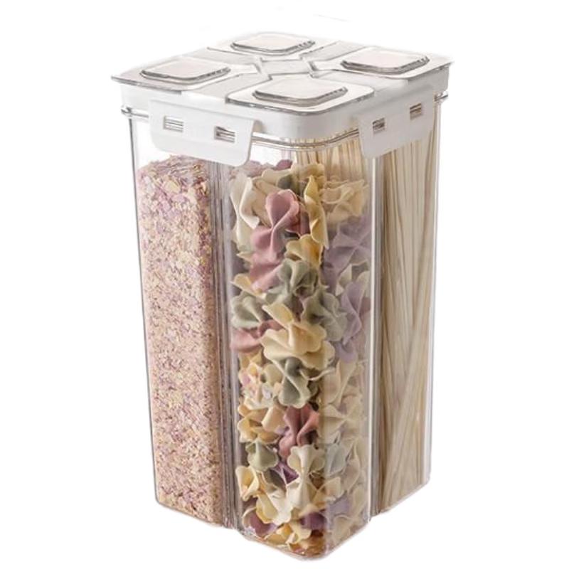 JingJingRS Four-Compartment Grain Storage Container