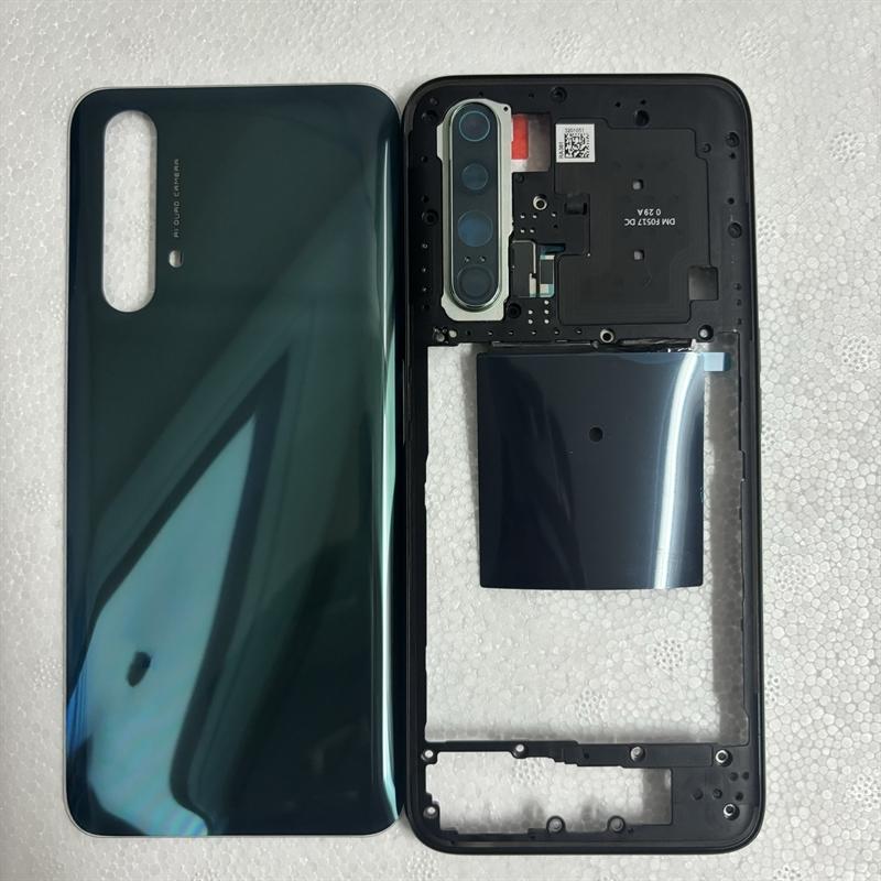 Full Housing For OPPO Realme X3 SuperZoom RMX2142 Housing Middle Frame With Battery Cover Replacement Case