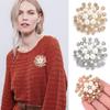 Fashion Accessories Wedding Dress Women Flower Brooches Pins Crystal Rhinestone Jewelry Pearl