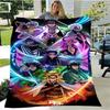 Moda Ghost Blade Stampa 3D Personaggio dei Fumetti Kamado Nezuko Sfondo Ragazza Regalo Coperta Letto Divano Coperta da Viaggio Campeggio