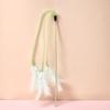 Plush Feather Cat Teaser Stick with Bell - Stress Relief and Fun Self-Entertainment Toy
