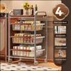 Chinese Style Multi-Layer Snack and Produce Trolley