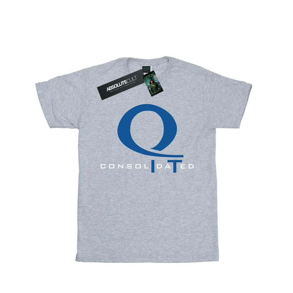 DC Comics Camiseta masculina com logotipo consolidado Arrow Queen