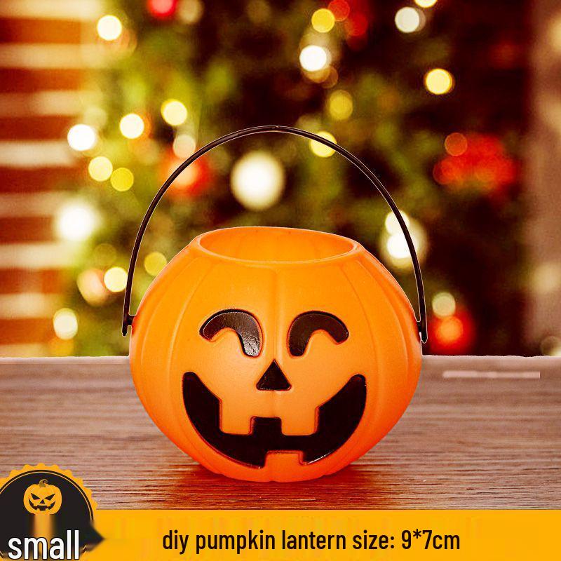 

Pumpkin Light Basket: Kids Halloween Candy Bucket & Trick-or-Treat Props