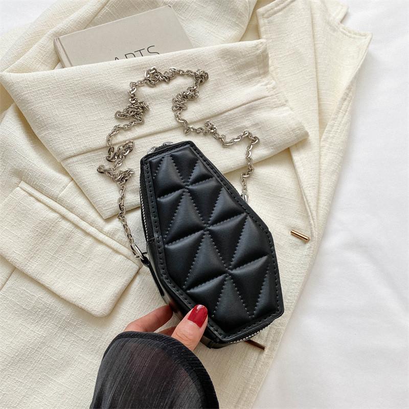 Stylish Korean Fashion Small Square Bag Vintage Shoulder Bag For Casual Commuting чёрный