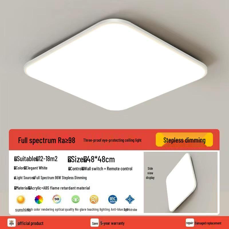 Round Waterproof LED Ceiling Light for Kitchen, Bathroom, Bedroom, Balcony, or Corridor