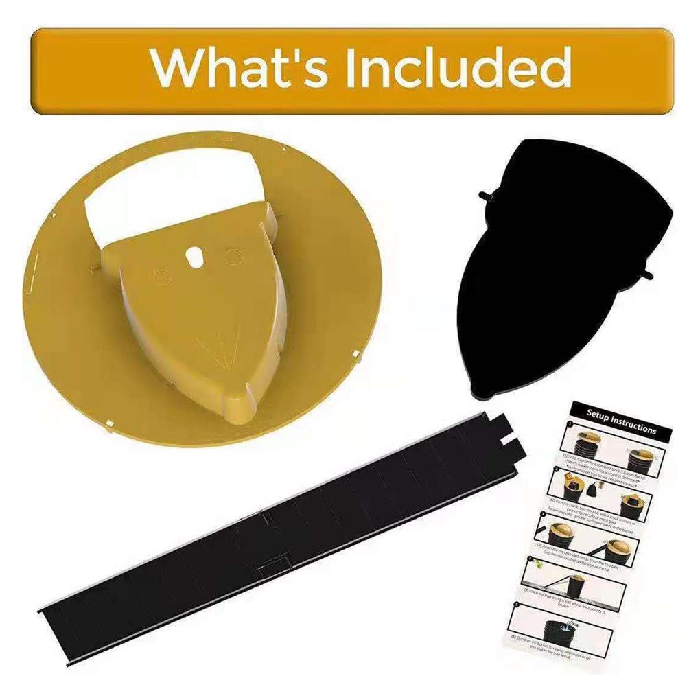 Mouse Trap Flip Mousetrap Catcher N Slide Bucket Lid Mouse Rat Trap With Ladder