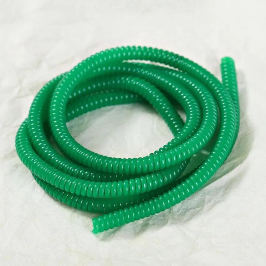 Color 60CM Solid Cable Hold Colorful TPU Spiral USB Charger Cable Cord Protector Wrap Cable Winder Home Organizer