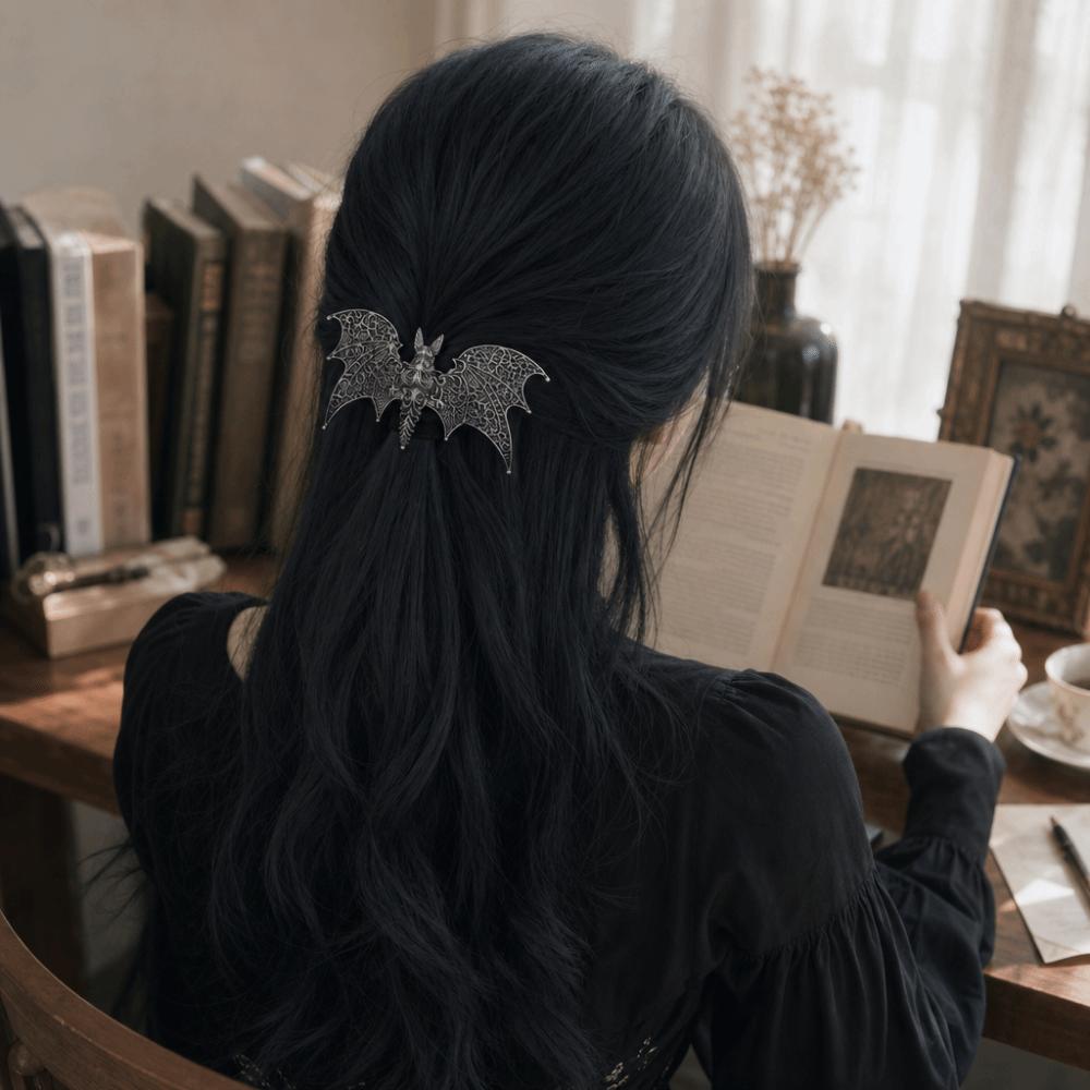 Exquisite Bat Spring Clip Gothic Style Hair Accessories Fashion Hairpin Dressing