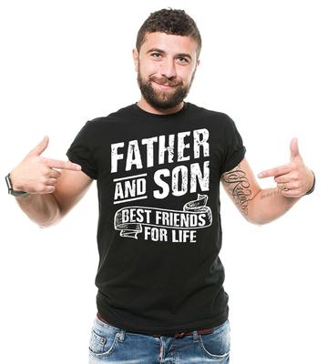 Father And Son Best Friends For Life Shirt Father Shirts Gift From Son Dad Shirt Unisex T-Shirt