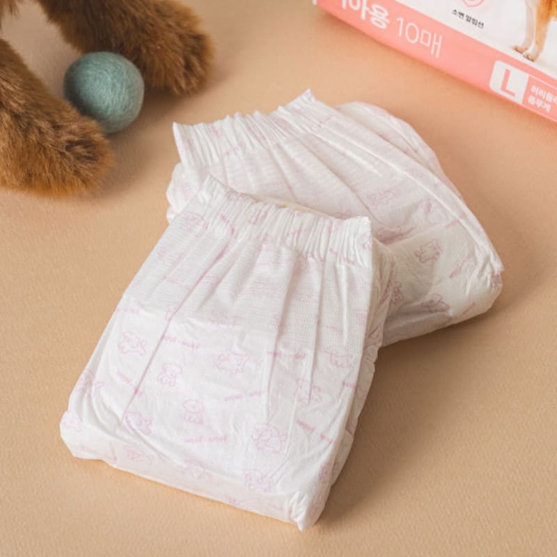 [Pet] Pet Girls' Panties And Diapers 10 Pieces L