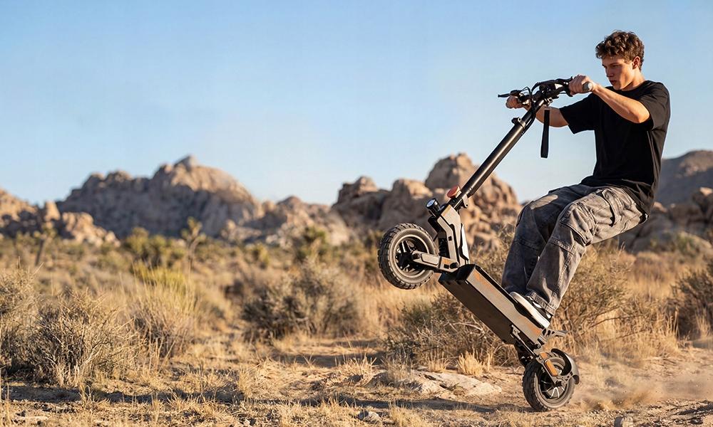 Electric Vehicle Foldable W10-DZ Off-Road 2026 10" 800W 40km 15Ah Up To 150KG with App