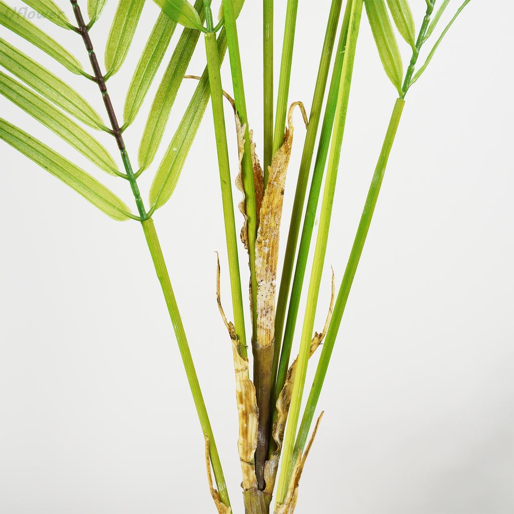 Large Artificial Palm Tree 80-125cm Fake Monstera Plant Tropical Fern Leaves for Home Garden Decor Plastic Outdoor Plants