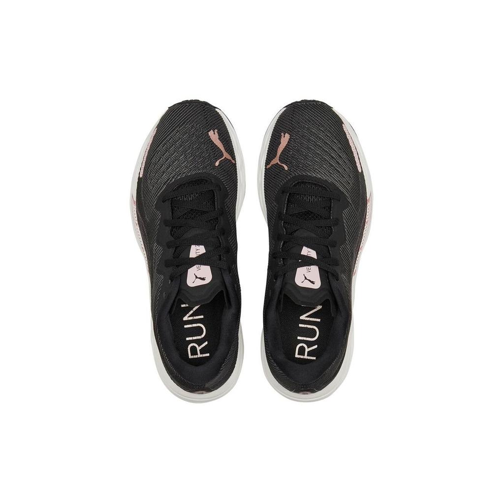Puma Velocity Nitro 2 Black Rose Gold Women Sneakers 376262-09
