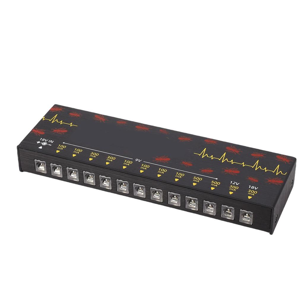 Effect Pedal 12 Outputs ShortCircuit Protection Guitar Power Supply Accessories