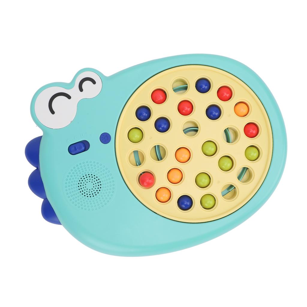 Children Chopstick Learning Toy Dinosaur Board Beads Game Color Sorting Toy for Early Education